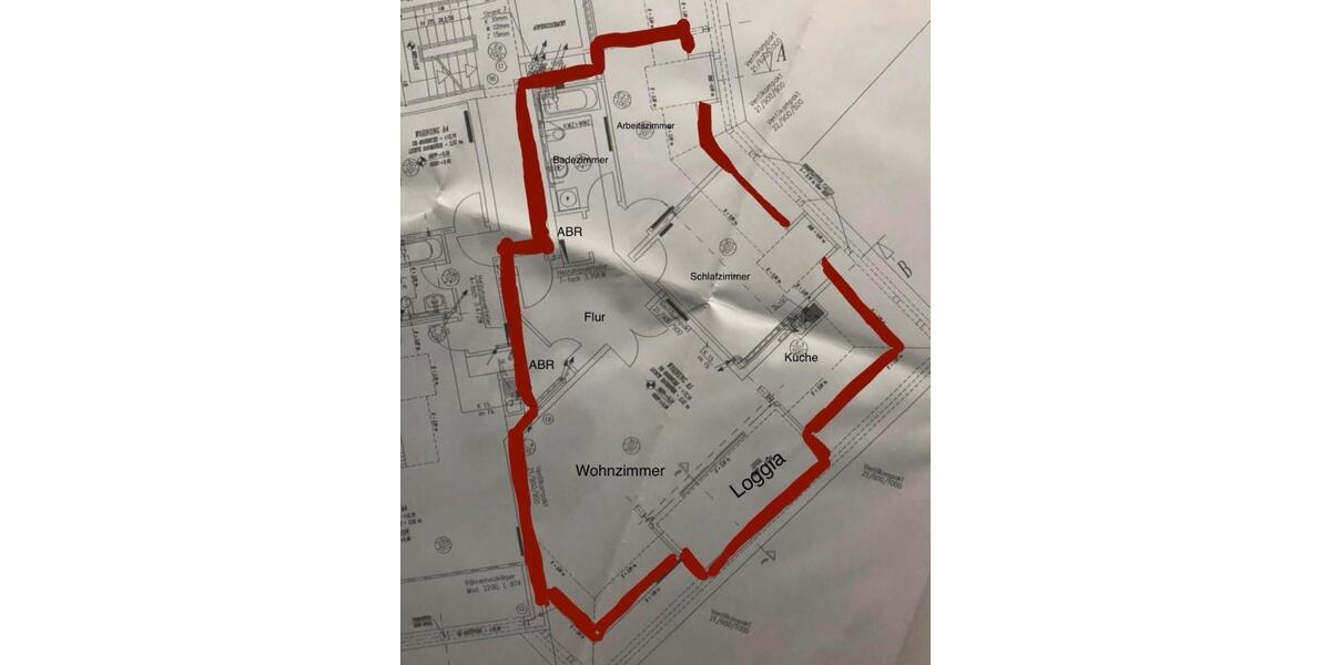 Dachgeschoßwohnung Gütersloh - 3 Zimmer, 104 m&sup2;, 950&euro; | Angebot:24849014