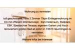 Erdgeschoßwohnung Heuchlingen - 2 Zimmer, 79 m&sup2;, 800&euro; | Angebot:26514907