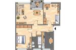 Etagenwohnung Bremerhaven Schiffdorferdamm - 3 Zimmer, 76 m&sup2;, 589&euro; | Angebot:26677135