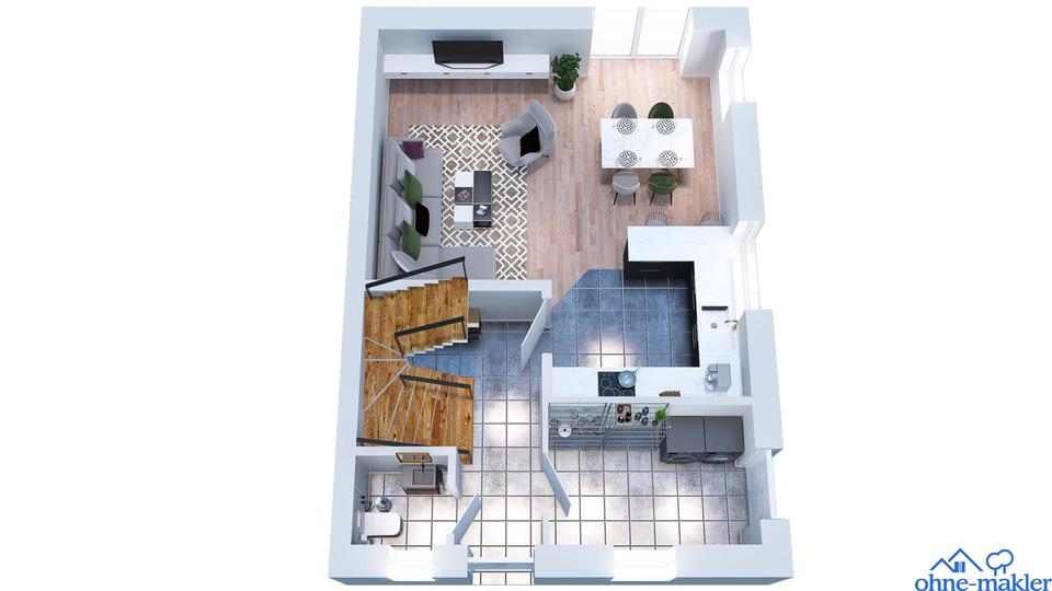 Doppelhaushälfte Selsingen - 3 Zimmer, 109 m&sup2;, 1.380&euro; | Angebot:25791711