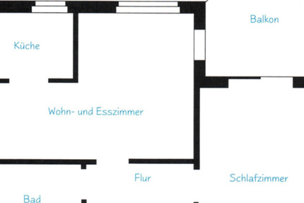 Wohnung Rahden - 2 Zimmer, 59 m&sup2;, 525&euro; | Angebot:25646349