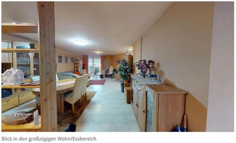 Attraktive 2,5-Zimmer-Erdgeschoßwohnung mit Balkon, Einbauküche in Bretten