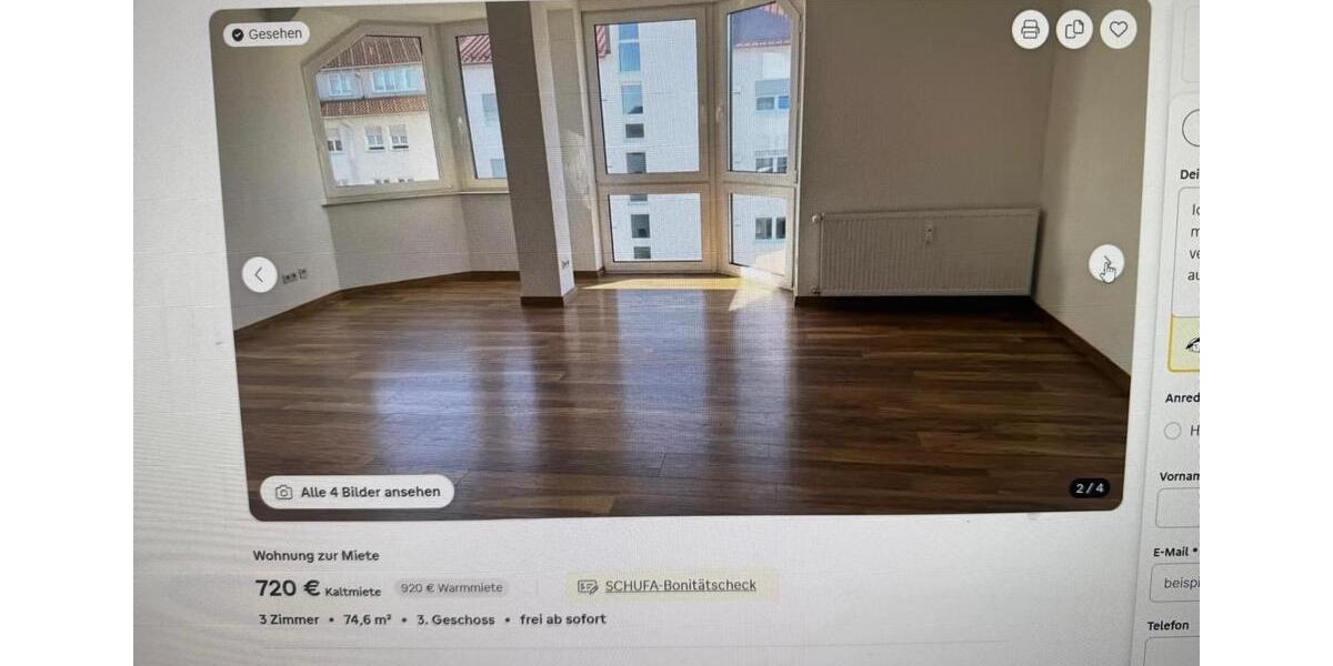 3Zimmer Wohnung zu vermieten. 3 zimmer