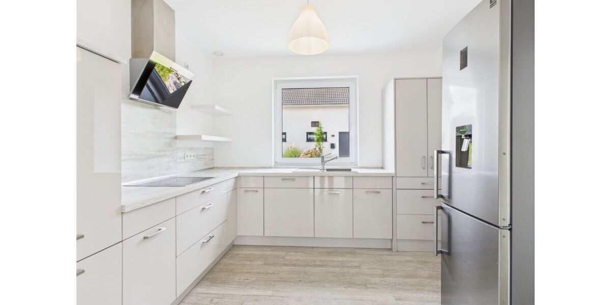 Außergewöhnliches Haus Wohnung über 2 Etagen in ruhiger Lage von Metjendorf-Oldenburg, KFW 70-ModernCarportGarten Wohnen am Rande von Oldenburg - Doppelhaushälfte Wiefelstede / Metjendorf Metjendorf | Angebot:26646278