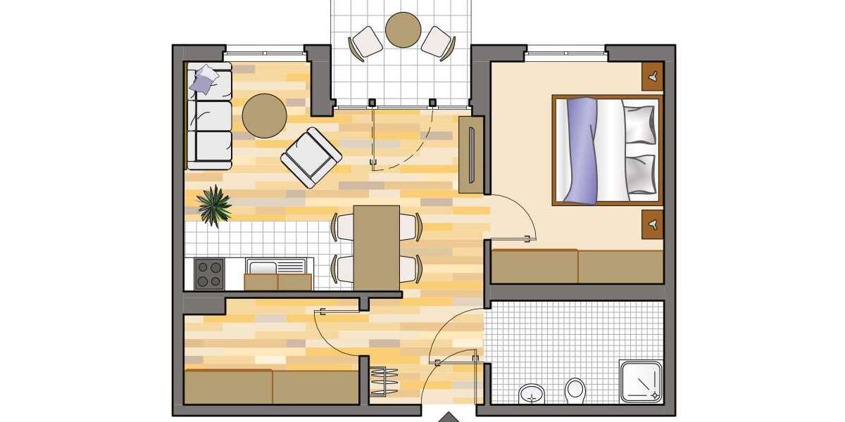 Etagenwohnung Hückelhoven - 3 Zimmer, 75 m&sup2;, 839&euro; | Angebot:26844972