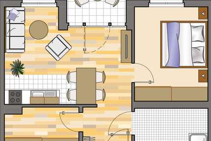 Wohnung Hückelhoven - 3 Zimmer, 75 m&sup2;, 839&euro; | Angebot:26844972