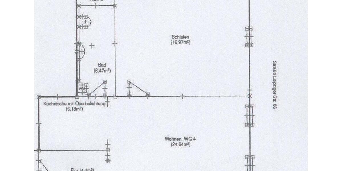 Etagenwohnung Bad Schmiedeberg - 2 Zimmer, 59 m&sup2;, 295&euro; | Angebot:26237890