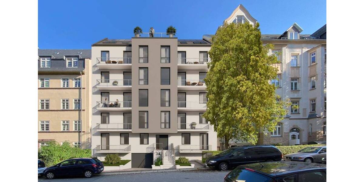 Etagenwohnung Chemnitz Kaßberg - 2 Zimmer, 62 m&sup2;, 840&euro; | Angebot:26015786