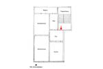 ++ gemütliche 2-Raum EG-Wohnung mit Balkon - frisch renoviert, Tageslichtbad mit Dusche ++