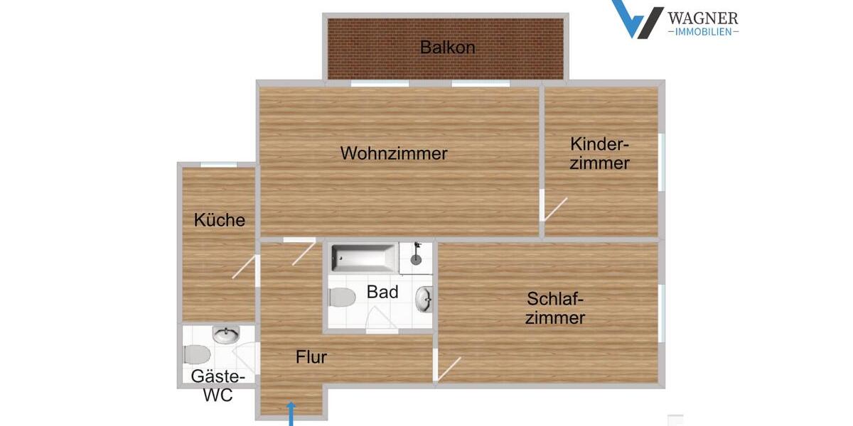 Etagenwohnung Klingenthal - 3 Zimmer, 105 m&sup2;, 475&euro; | Angebot:26647916