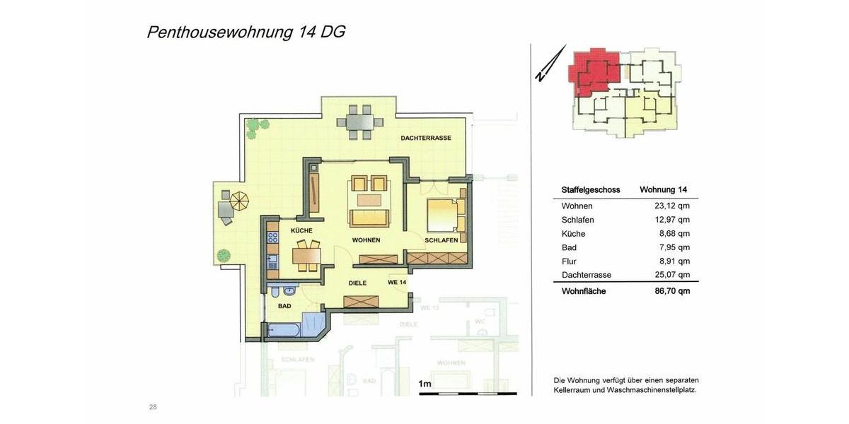 Einfamilienhaus Bonn Friesdorf - 2 Zimmer, 87 m&sup2;, 1.450&euro; | Angebot:26087005