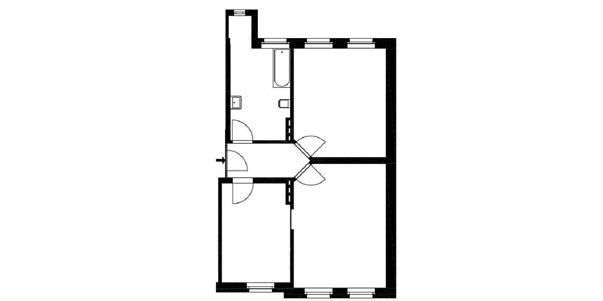 Erdgeschoßwohnung Rendsburg - 2 Zimmer, 70 m&sup2;, 733&euro; | Angebot:26589307
