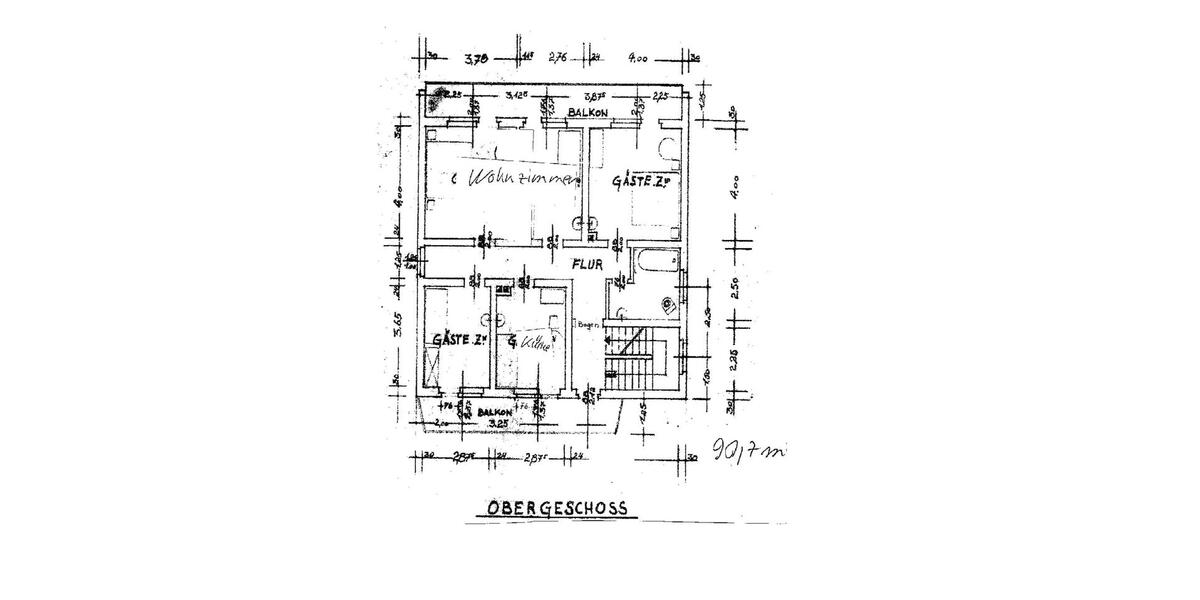 Etagenwohnung Bad Orb - 3 Zimmer, 90 m&sup2;, 790&euro; | Angebot:23711948
