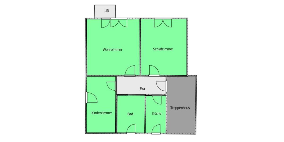 Wohnung barrierefrei mit Lift 3 zimmer