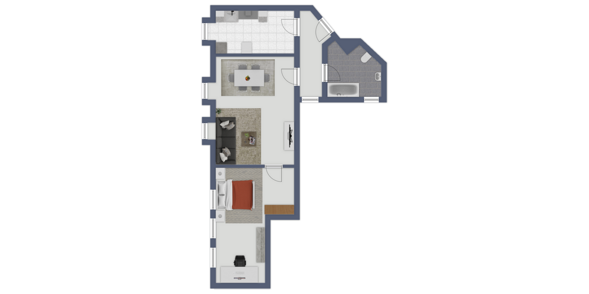 Etagenwohnung Leverkusen Opladen - 2 Zimmer, 90 m&sup2;, 810&euro; | Angebot:27293138