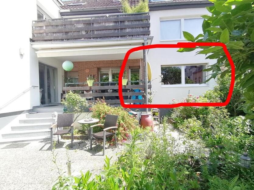 Großes helles Zimmer in 2er WG mit Terasse,Garten,Keller