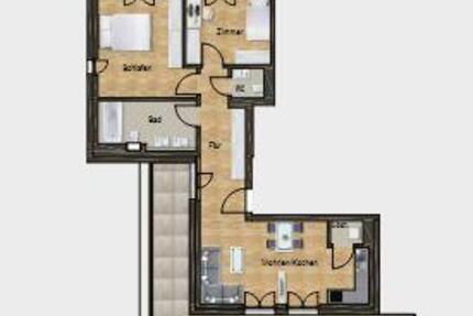 Carlsgarten Bad Kreuznach - Penthaus - traumhafte Aussicht - 3-Zimmer; Dachterrasse, Stellplatz 3 zimmer