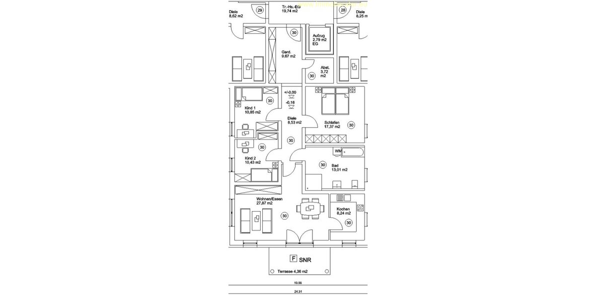 Wohnen wie im eigenen Haus! 4-Zi WFL 114 m² Ki-Z-Gäste-Z-Home-Office Terrasse-Garten 2 Tiefgaragenplätze ab sofort. - Erdgeschoßwohnung Kemnath Beste Lage | Angebot:26490228