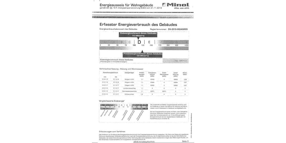 Erdgeschoßwohnung Annaberg-Buchholz Buchholz - 2 Zimmer, 50 m&sup2;, 320&euro; | Angebot:25378476