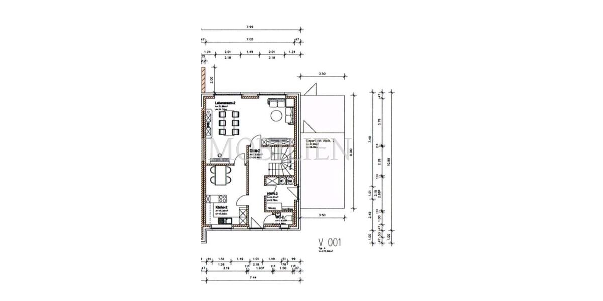 Doppelhaushälfte Westoverledingen - 4 Zimmer, 120 m&sup2;, 1.300&euro; | Angebot:25401657
