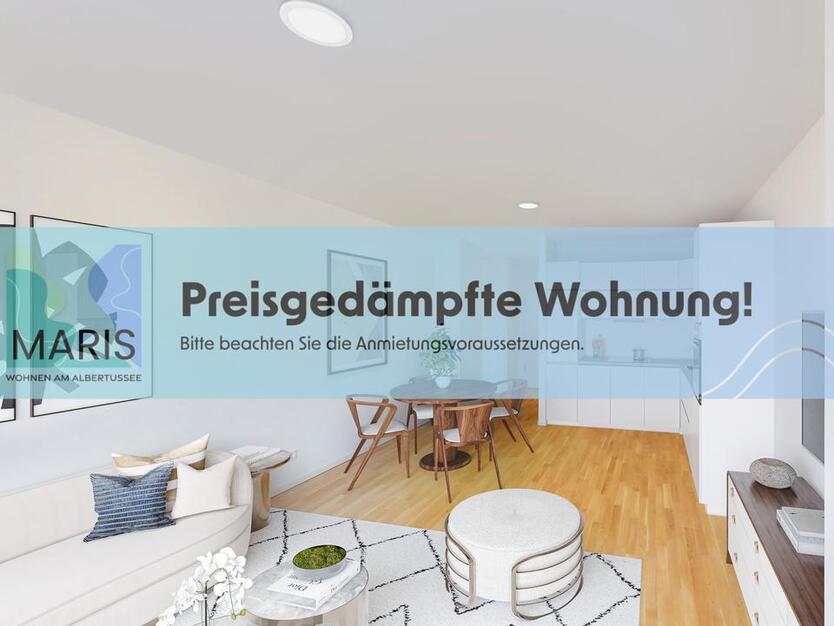 Mietpreisgedämpfte Wohnung! Großzügige 4-Zimmer-Wohnung mit Balkon und zwei Bädern