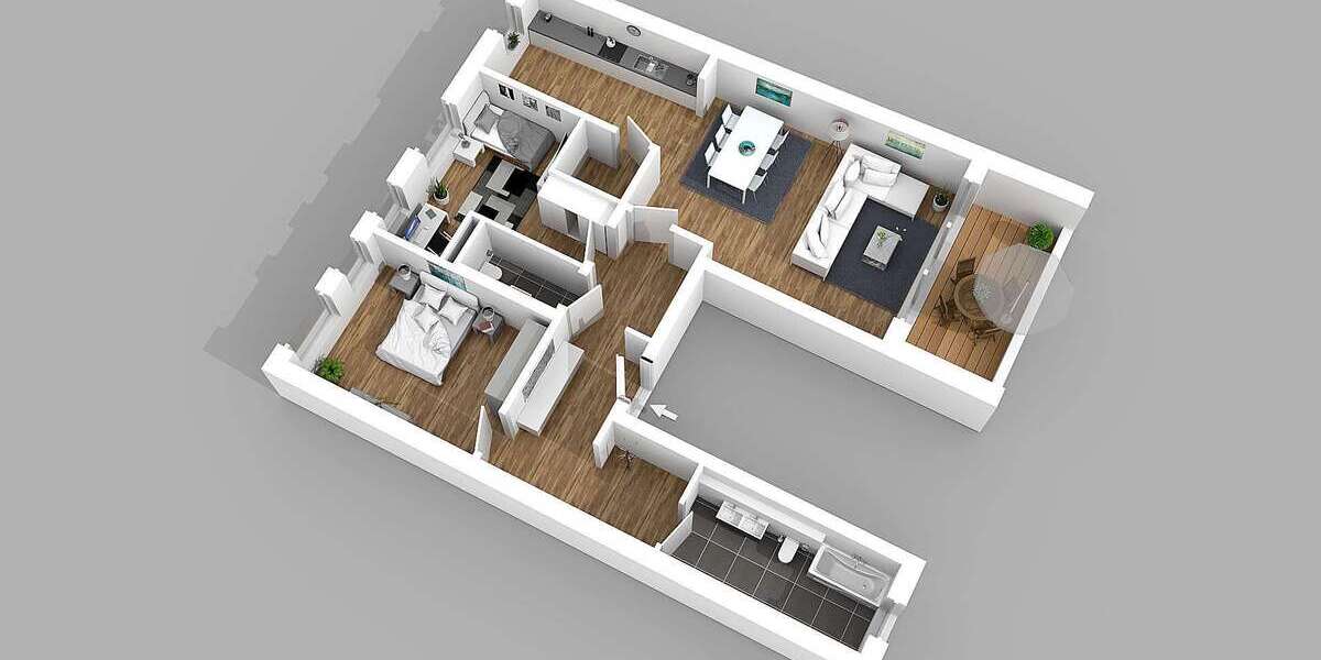 Etagenwohnung Dortmund Brackel - 4 Zimmer, 118 m&sup2;, 1.481&euro; | Angebot:26136368