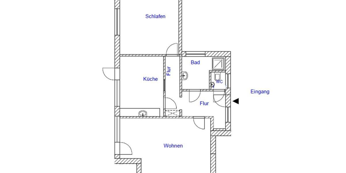 Erdgeschoßwohnung Sittensen - 2 Zimmer, 78 m&sup2;, 790&euro; | Angebot:25348906