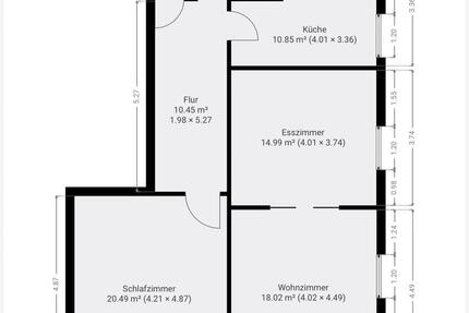 Wohnung Bad Nenndorf - 3 Zimmer, 79 m&sup2;, 987&euro; | Angebot:25175674