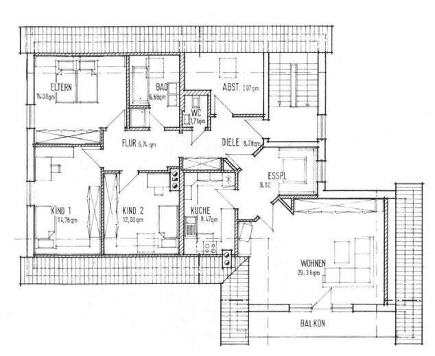 Etagenwohnung Seubersdorf in der Oberpfalz Seubersdorf - 5 Zimmer, 122 m&sup2;, 890&euro; | Angebot:24037138
