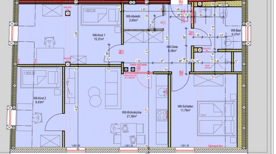 Etagenwohnung Nördlingen - 2 Zimmer, 60 m&sup2;, 784&euro; | Angebot:26535694