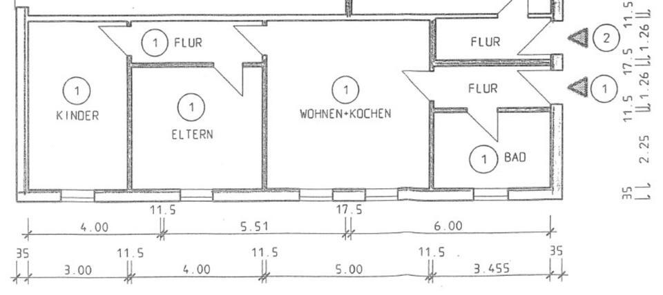 3-Zimmerwohnung Varel-Moorhausen zu vermieten