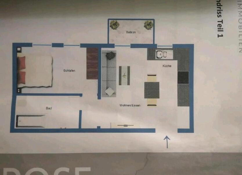2 Zimmer Wohnung