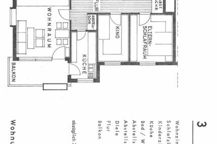 gepflegte 3-Zimmer-Wohnung mit Balkon in Illertissen 3 zimmer