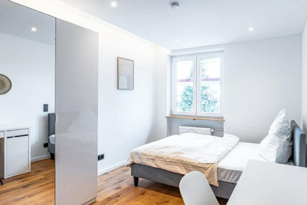 Wohnen auf Zeit Nürnberg Gleißhammer - 1 Zimmer, 11 m&sup2;, 490&euro; | Angebot:25784202