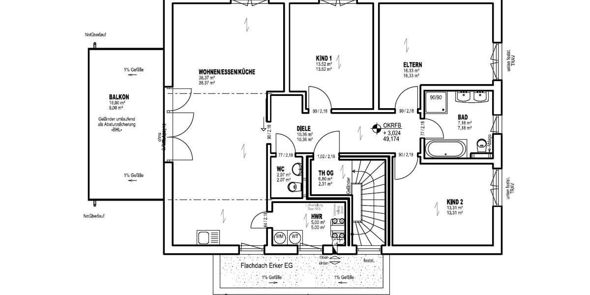Etagenwohnung Oranienburg - 4 Zimmer, 116 m&sup2;, 1.669&euro; | Angebot:26538677