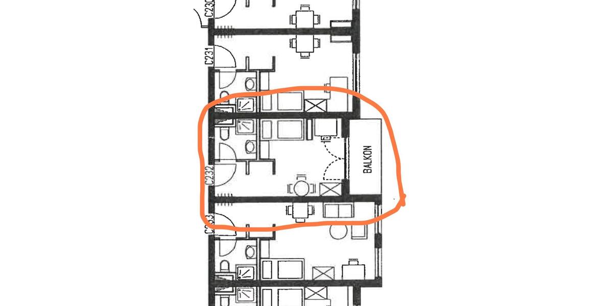 Etagenwohnung Herrieden - 1 Zimmer, 23 m&sup2;, 425&euro; | Angebot:26614956