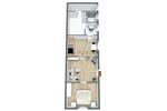 Erdgeschoßwohnung Ribnitz-Damgarten Damgarten - 2 Zimmer, 55 m&sup2;, 495&euro; | Angebot:23025064