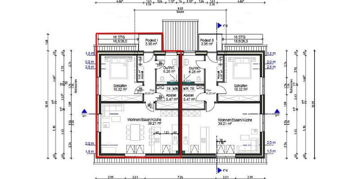 Dachgeschoßwohnung Weddingstedt - 2 Zimmer, 75 m&sup2;, 880&euro; | Angebot:26585915