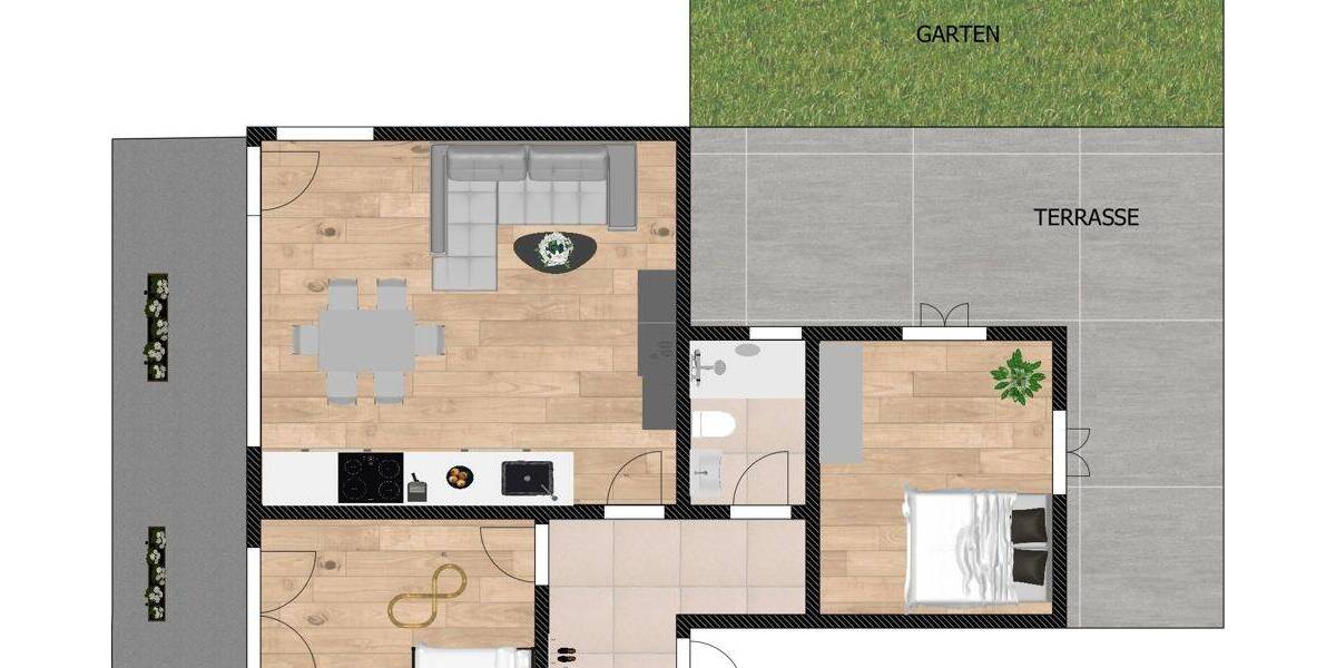 Etagenwohnung Waldkirchen Rohrwies - 3 Zimmer, 70 m&sup2;, 865&euro; | Angebot:26930245