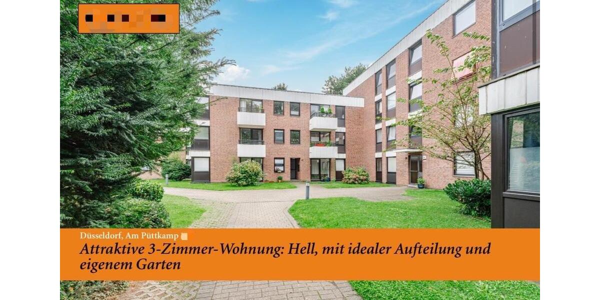 Düsseldorf Knittkuhl Attraktive 3-Zimmer-Wohnung 102 qm 3 zimmer