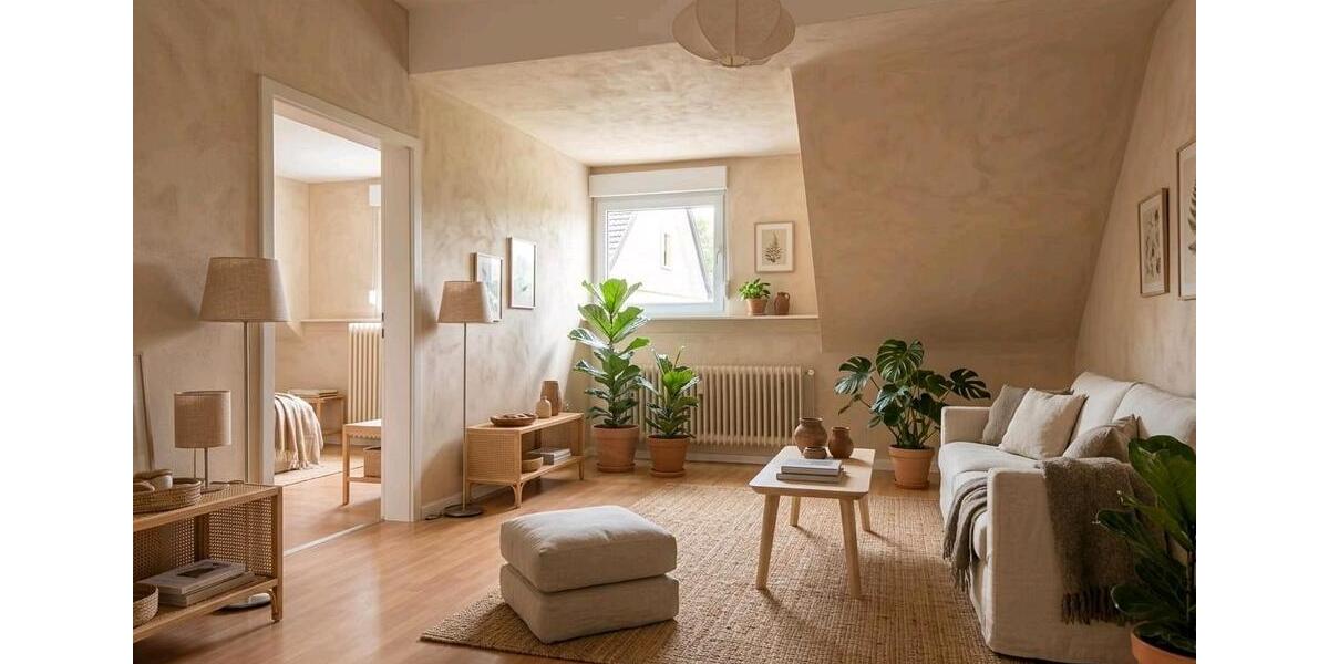Dachgeschoßwohnung Sulzbach (Saar) - 2 Zimmer, 55 m&sup2;, 430&euro; | Angebot:26516545