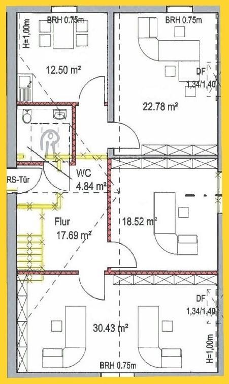 Vielseitig nutzbare Büro- oder Praxisräume in zentraler Lage von Sinzig!