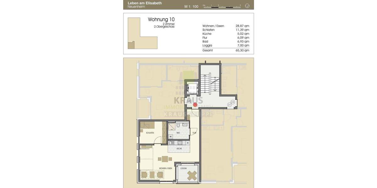 Barrierefreie 2-Zimmer-Wohnung 2 zimmer