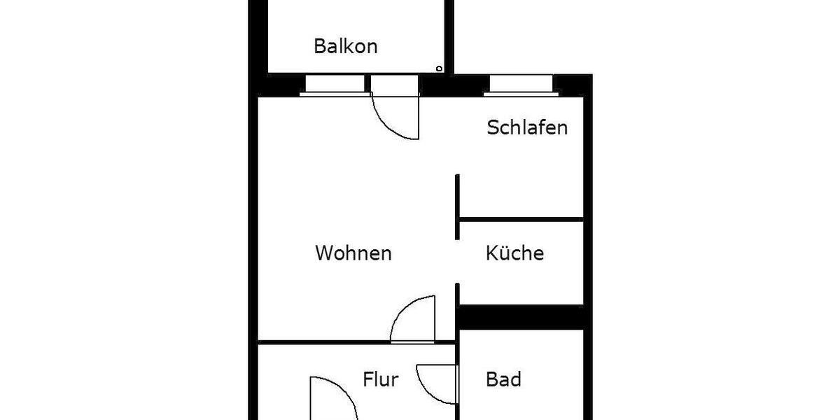 Etagenwohnung Plauen - 1 Zimmer, 35 m&sup2;, 200&euro; | Angebot:26296741