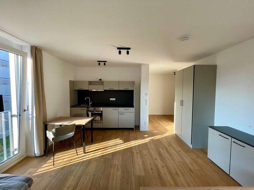Ab sofort! Helle, möblierte 1-Zimmer-Wohnung mit Balkon! 1 zimmer