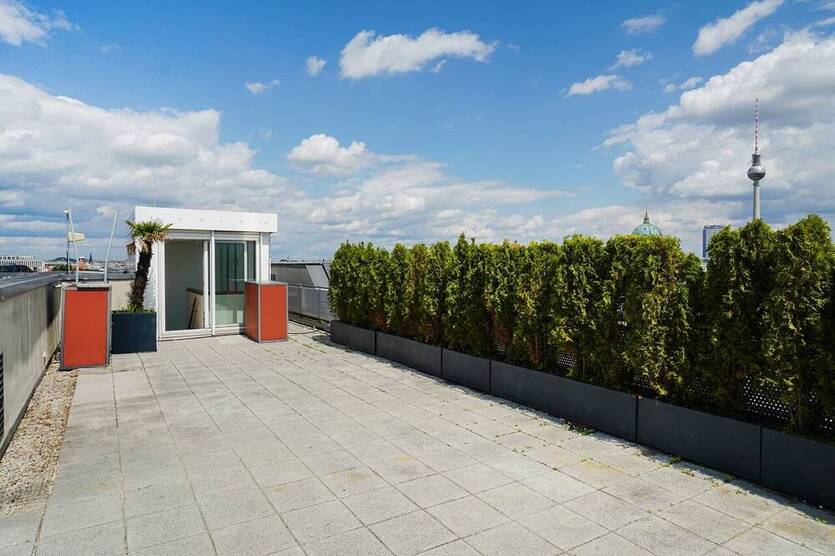 Hauptstadtpanorama inklusive - Exklusives Penthouse im Berliner Herzen