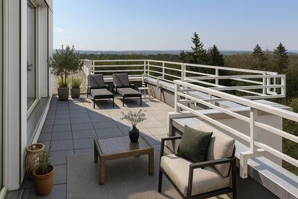 Stilvolle 2-Zimmer-Wohnung mit Penthouse-Feeling