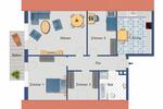 Dachgeschoßwohnung Lingen (Ems) Damaschke - 4 Zimmer, 95 m&sup2;, 850&euro; | Angebot:26492491