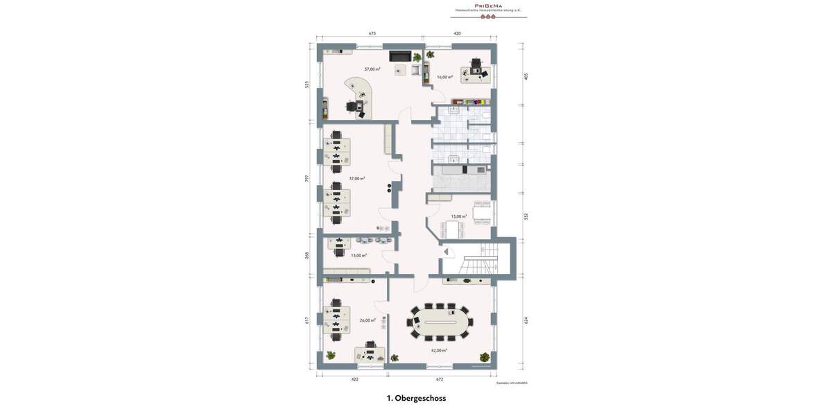 Großzügige Büroflächen in Barsbüttel zimmer
