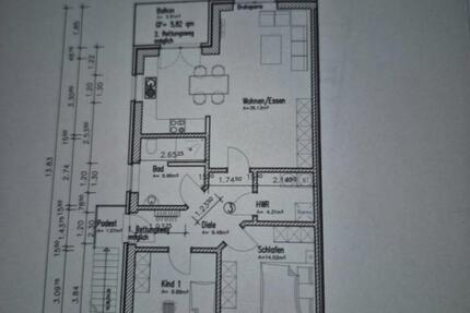 Wohnung Fockbek - 3 Zimmer, 83 m&sup2;, 1.037&euro; | Angebot:26006560